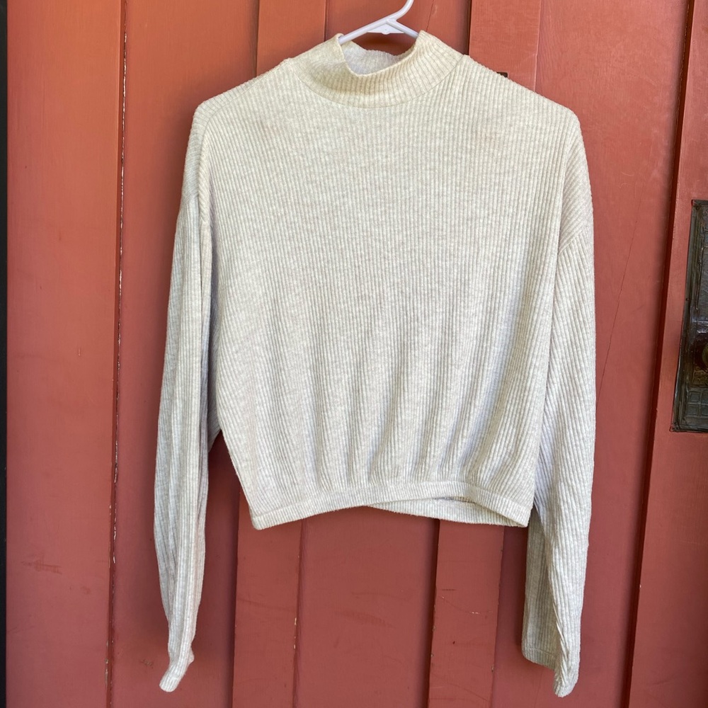 Mock neck sweater